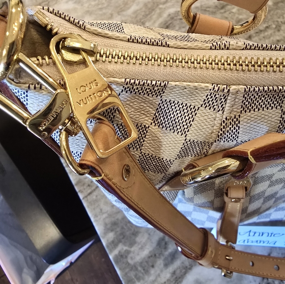 SOLD!!Louis Vuitton Evora MM Damier Azur - Picture 4 of 11